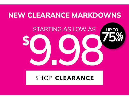 Shop Clearance