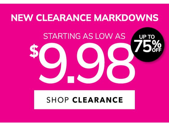 Shop Clearance