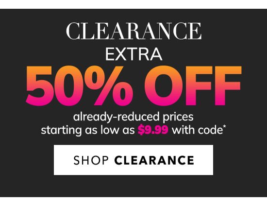 Shop Clearance