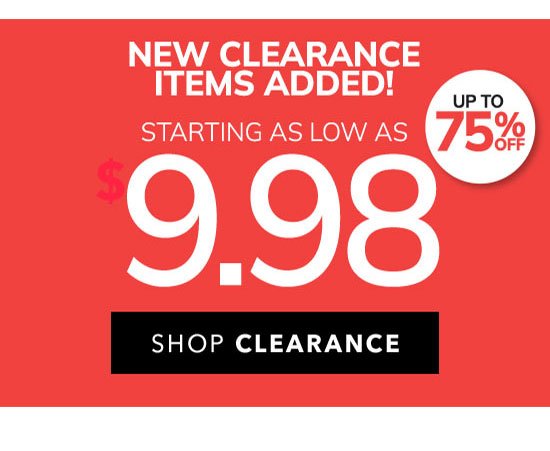 Shop Clearance