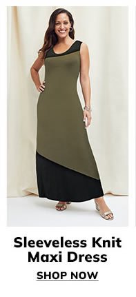 Sleeveless Knit Maxi Dress