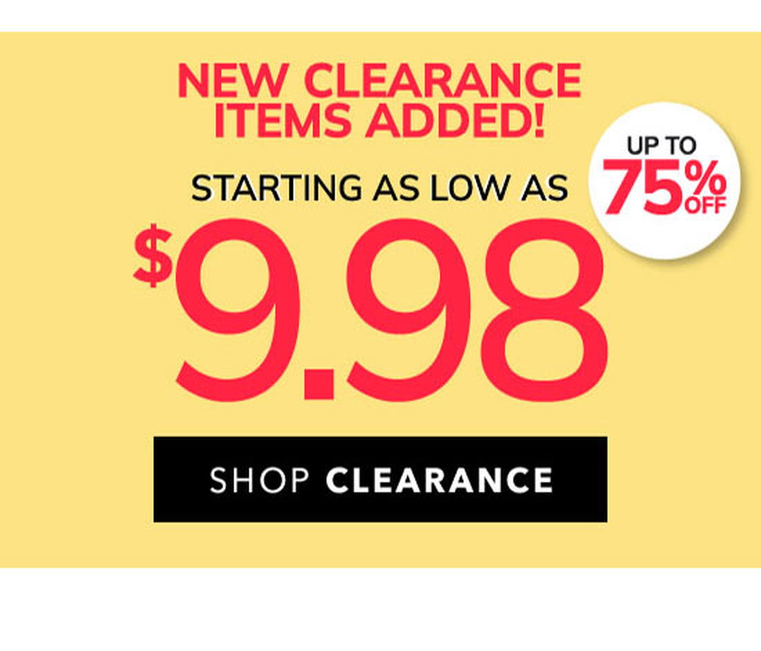 Shop Clearance