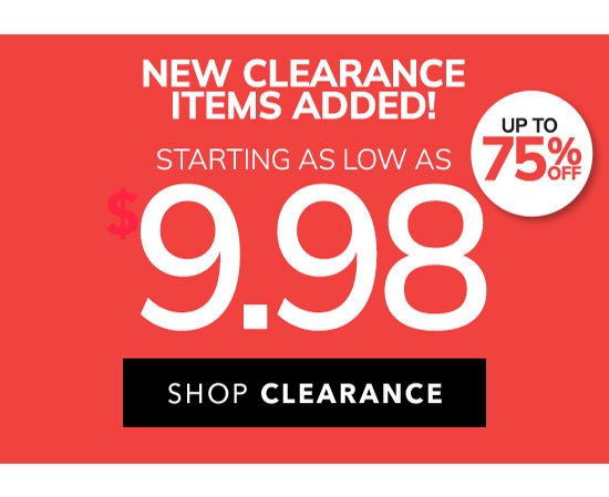 Shop Clearance