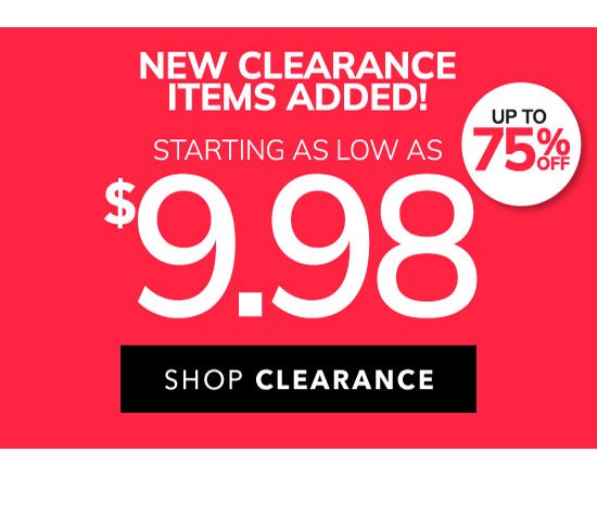 Shop Clearance