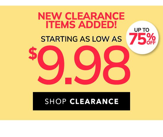 Shop Clearance