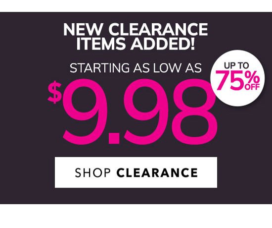 Shop Clearance