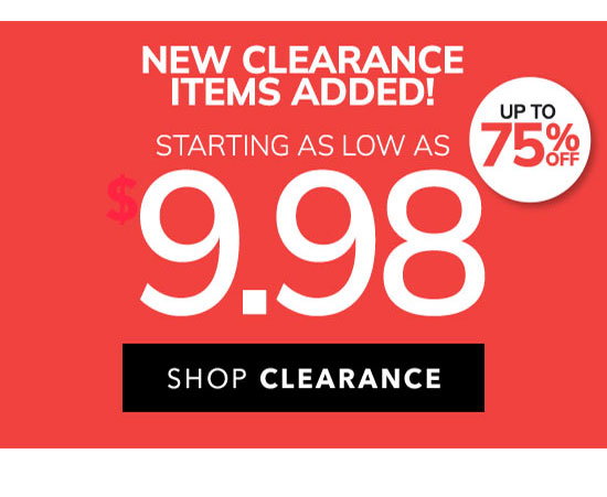 Shop Clearance