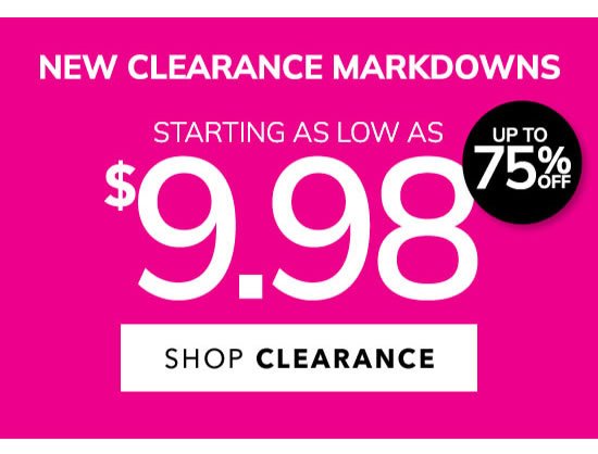 Shop Clearance