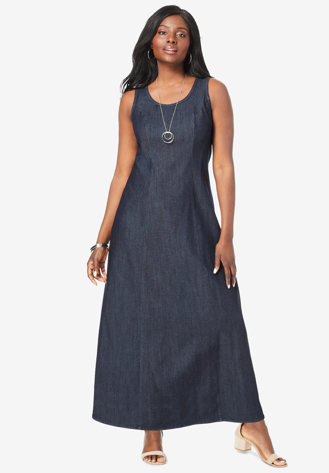 Denim Maxi Dress\ufeff