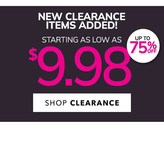 Shop Clearance