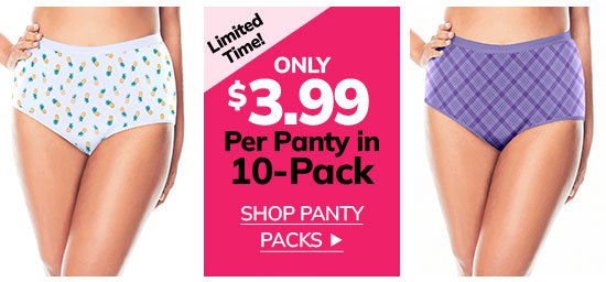 Shop Panty Packs