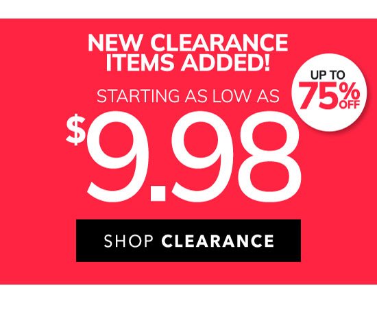 Shop Clearance