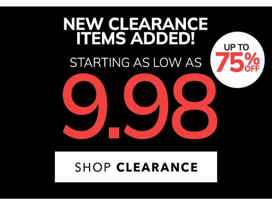 Shop Clearance