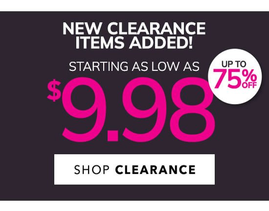 Shop Clearance