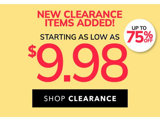 Shop Clearance