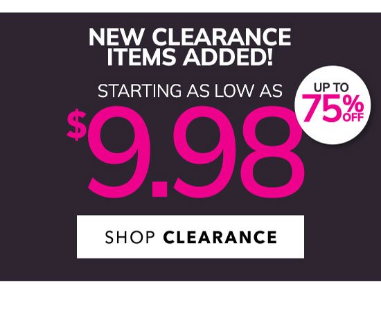 Shop Clearance