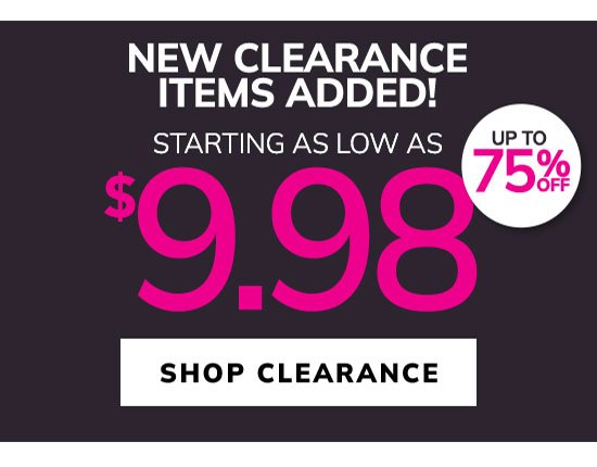 Shop Clearance