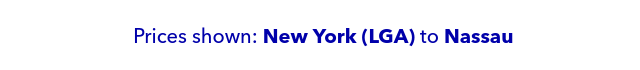 Prices shown: LGA to NAS.