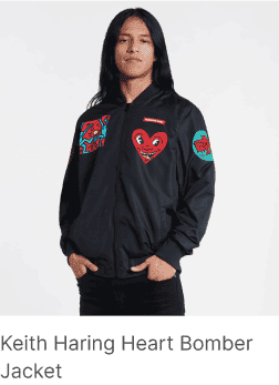 heart bomber jacket