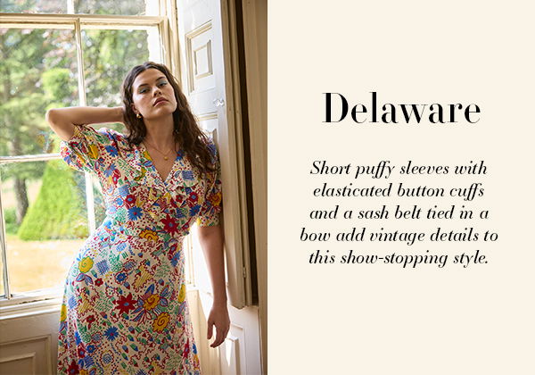 Celia Birtwell X Joanie - Delaware Floral Print Ruffle Collar Wrap Dress