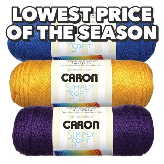 Lowest Price of the Season. Caron Simply Soft Yarn