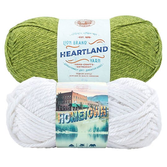 Lion Brand Hometown and Heartland Yarn