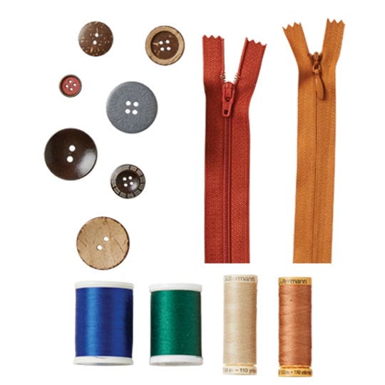 Thread, Zippers & Buttons