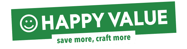 Happy Value. Save more, craft more.