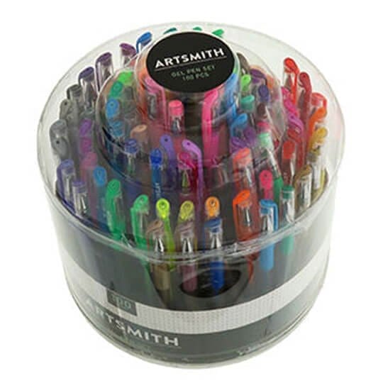 Artsmith 100 piece Gel Pen Set.