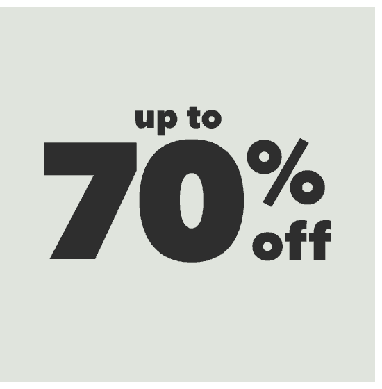 Up to 70% off