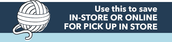 Use this to save IN-STORE