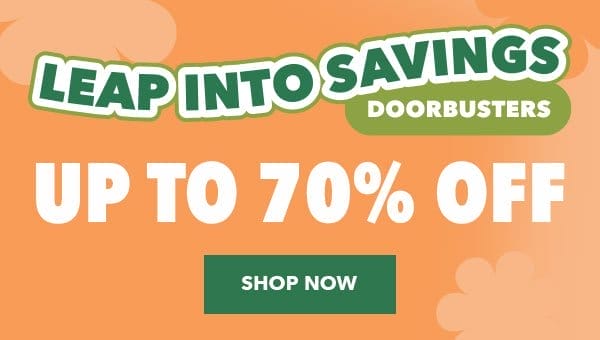 Leap Into Savings Doorbusters. Up to 70% off. Shop Now.
