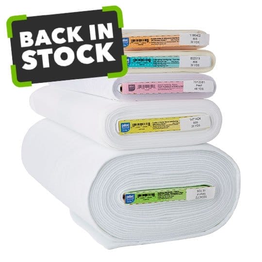 Back in Stock! Pellon Interfacing