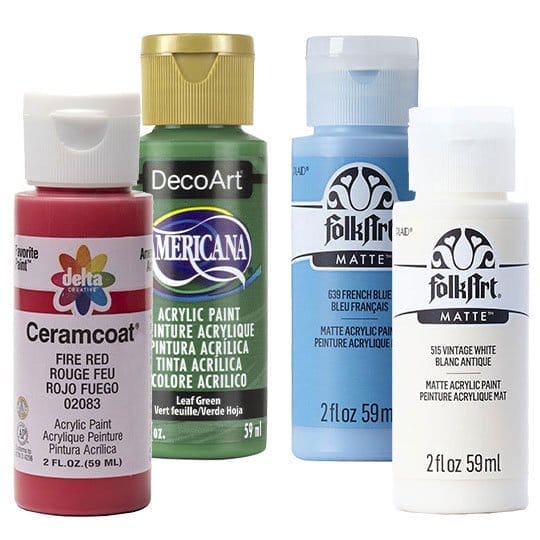 Doorbuster. 4 for \\$5 Americana, Ceramcoat and FolkArt 2-oz. Acrylic Paints. Reg. \\$1.59-\\$1.79