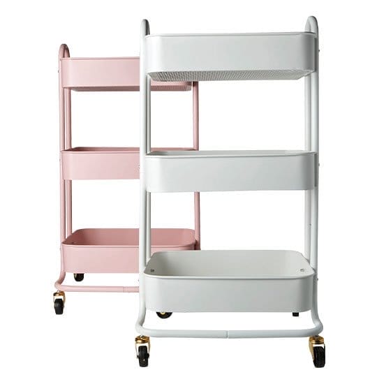 Top Notch 3 Tier Metal Rolling Carts