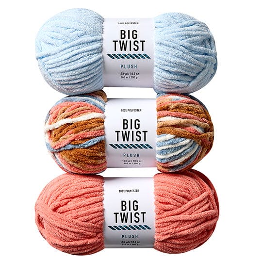 Big Twist Plush and Pound Plus Yarn