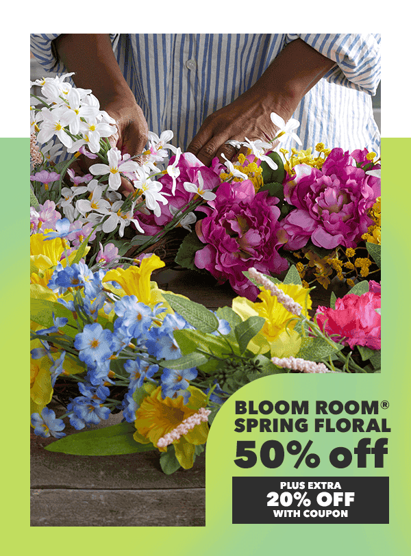 Bloom Room Spring Floral. 50% off + Extra 20% off with Coupon