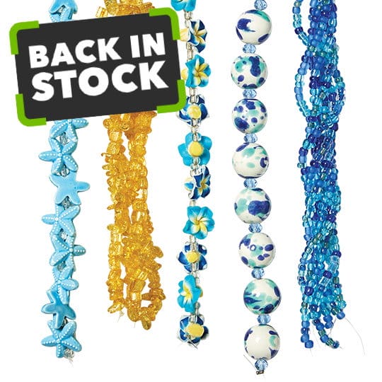 Back in Stock. hildie and jo Strung Beads