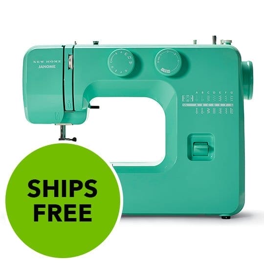 Janome Arctic Crystal Sewing Machine. Ships Free.