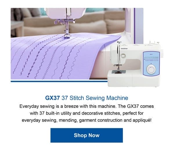 GX37 37 Stitch Sewing Machine! Shop now!