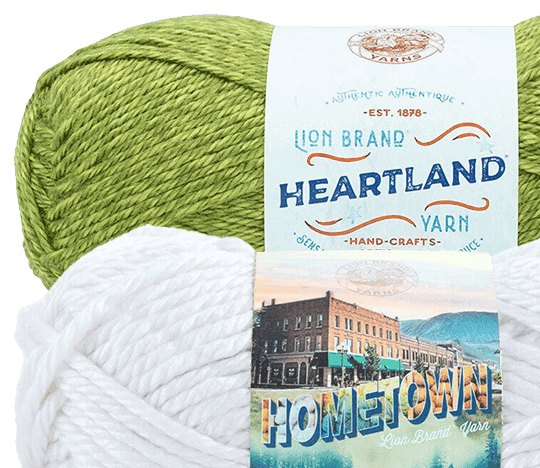 Lion Brand Hometown and Heartland Yarn