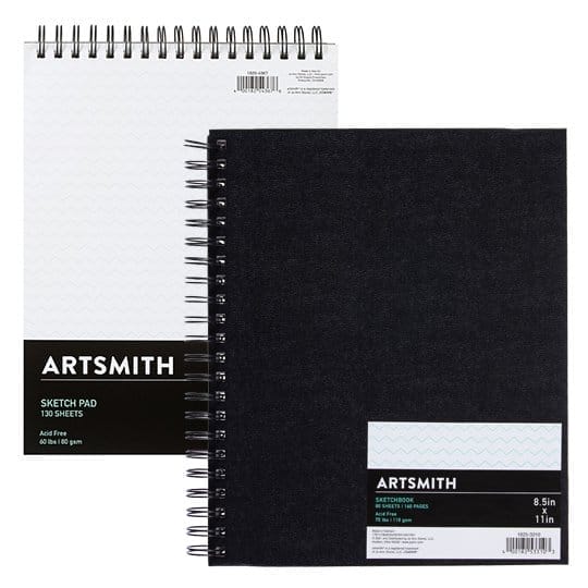 Artsmith Pads and Sketchbooks.