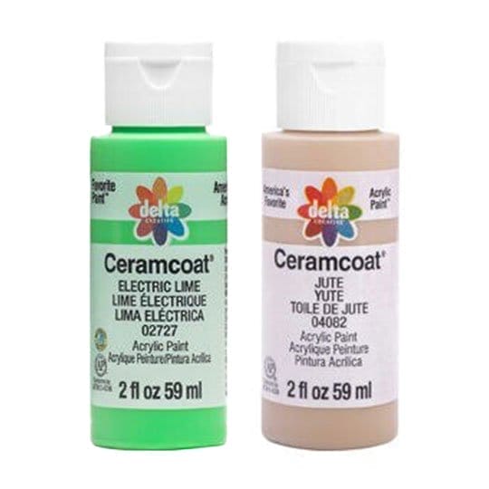 Ceramcoat 2 ounce Acrylic Paints.