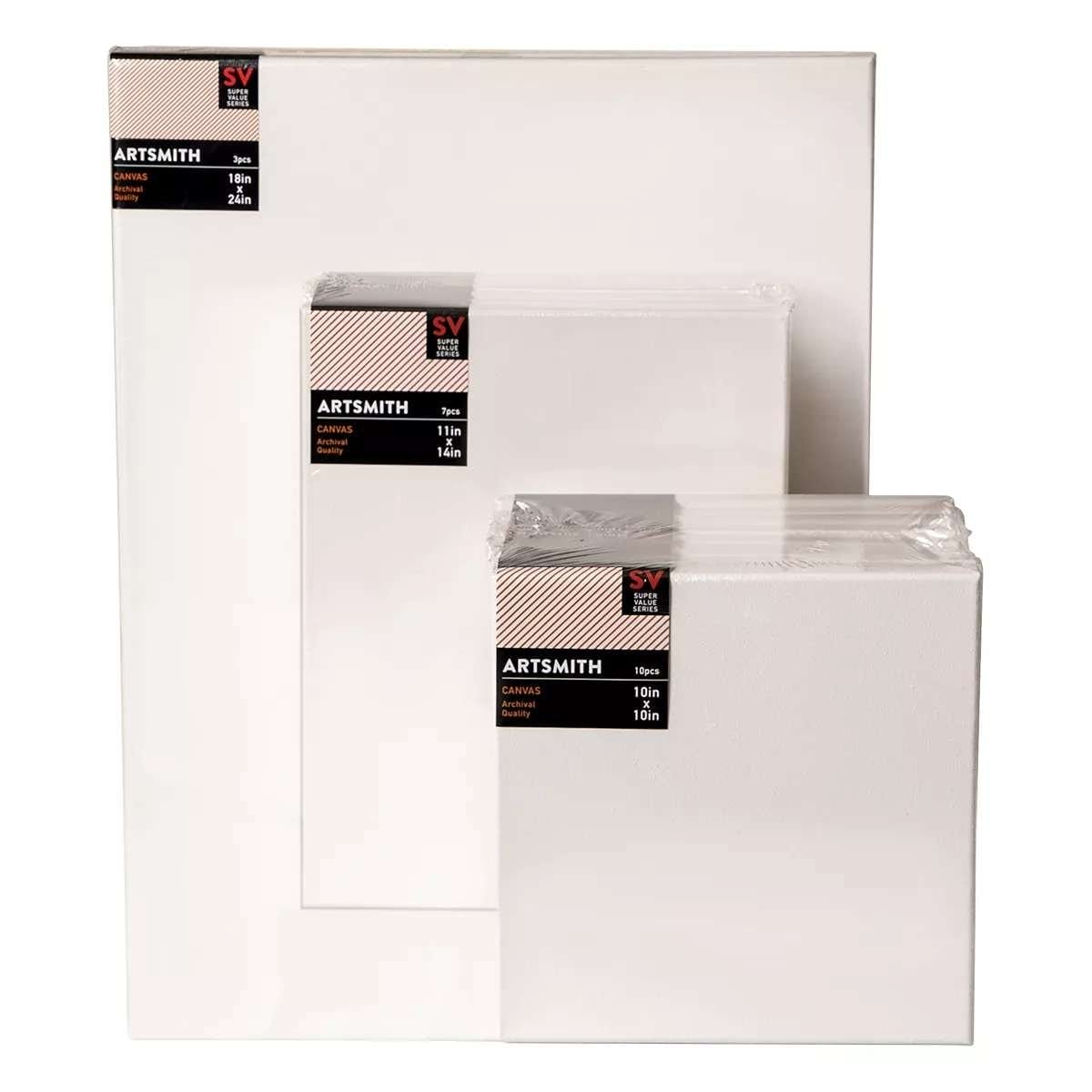 Artsmith Super Value Canvas Packs