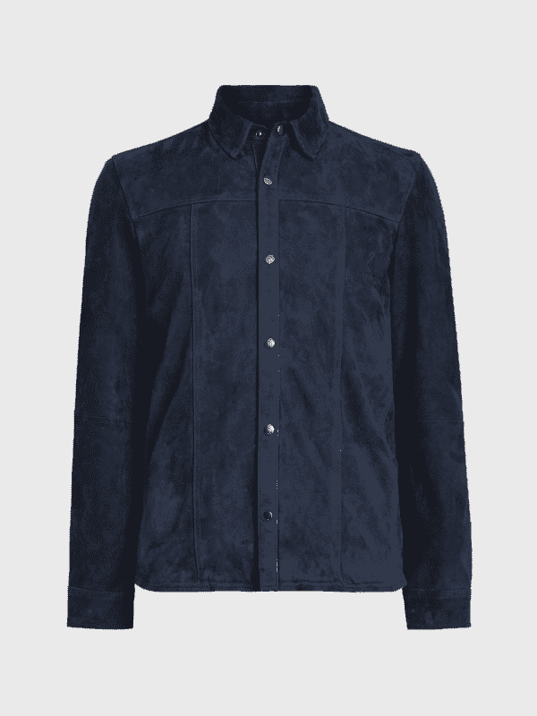 SUEDE SHIRT JACKET