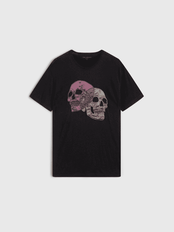 DOUBLE SKULL TEE