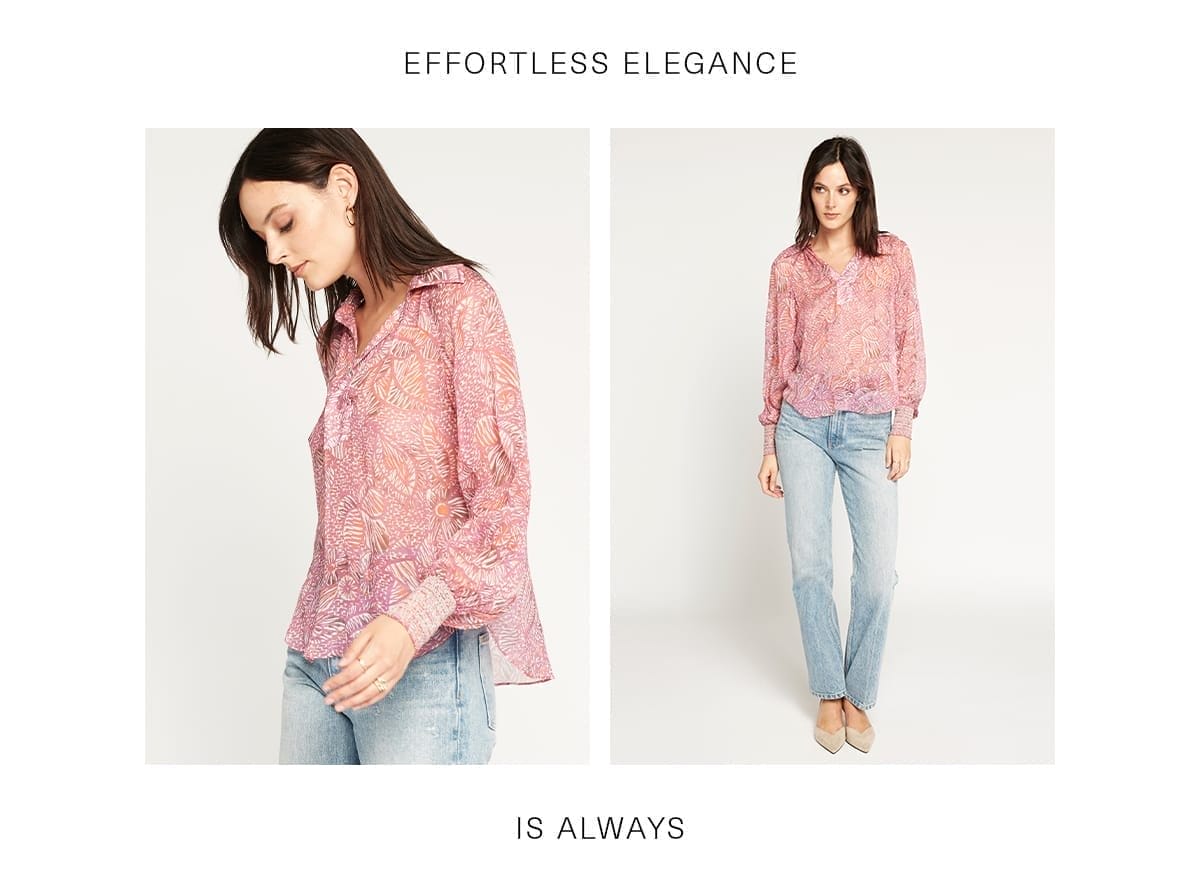 Effortless Elegance Is Always In Full Bloom