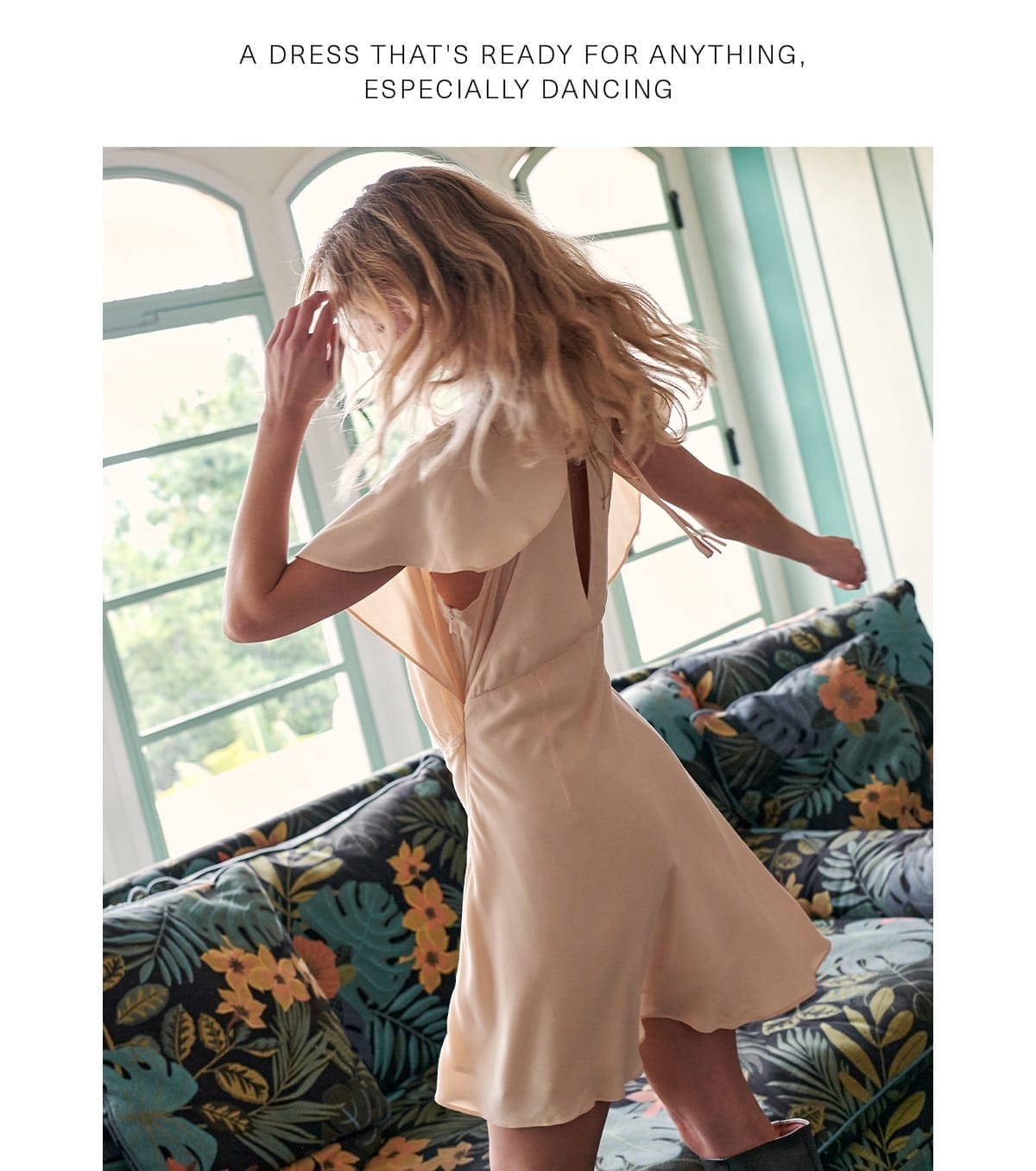 A dress that's ready for anything, especially dancing. SHOP NOW