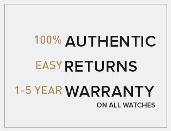 Easy Returns and 1-5 Year Warranties