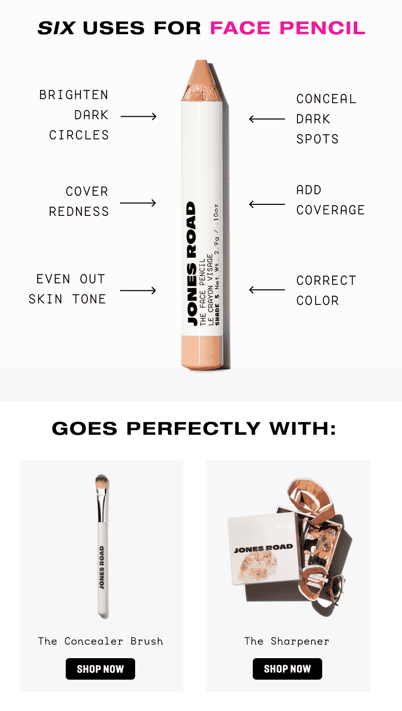 six uses for the face pencil